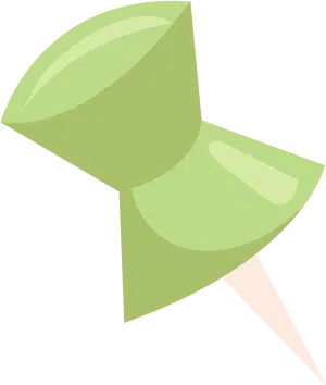 green pin