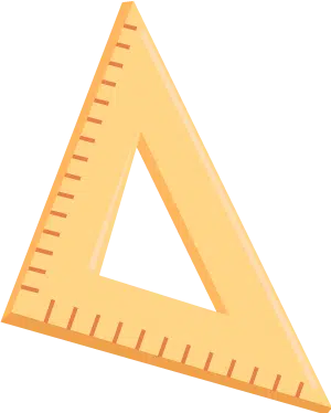 traingle ruler