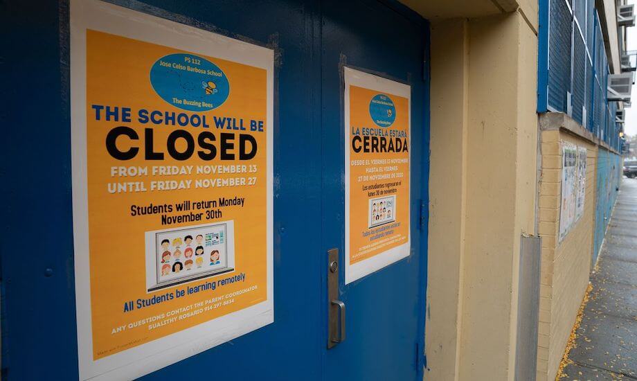 nyc schools closed covid