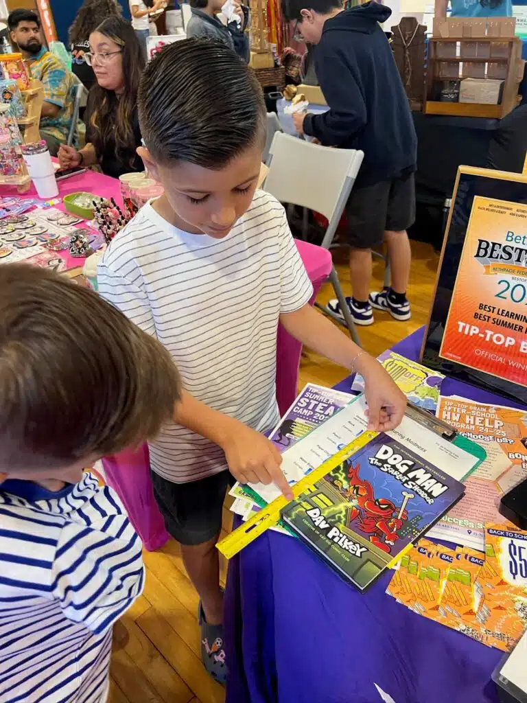 Tip Top Brain ps85 Expo with students 2