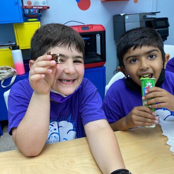 k-2 summer steam camp students ice cream