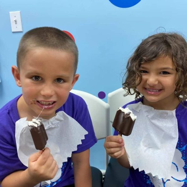 k-2 summer steam camp students more ice cream